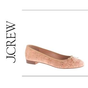 J.Crew Kiki Ballet Flats Cork Neutral 8.5